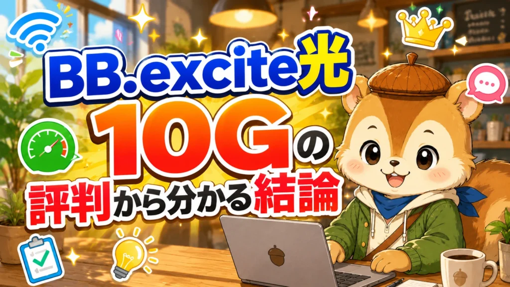 BB.excite光 10Gの評判から分かる結論
