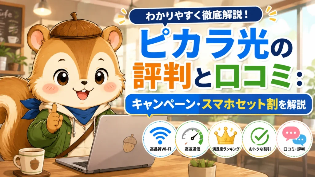 ピカラ光の評判と口コミ:キャンペーン・スマホセット割を解説